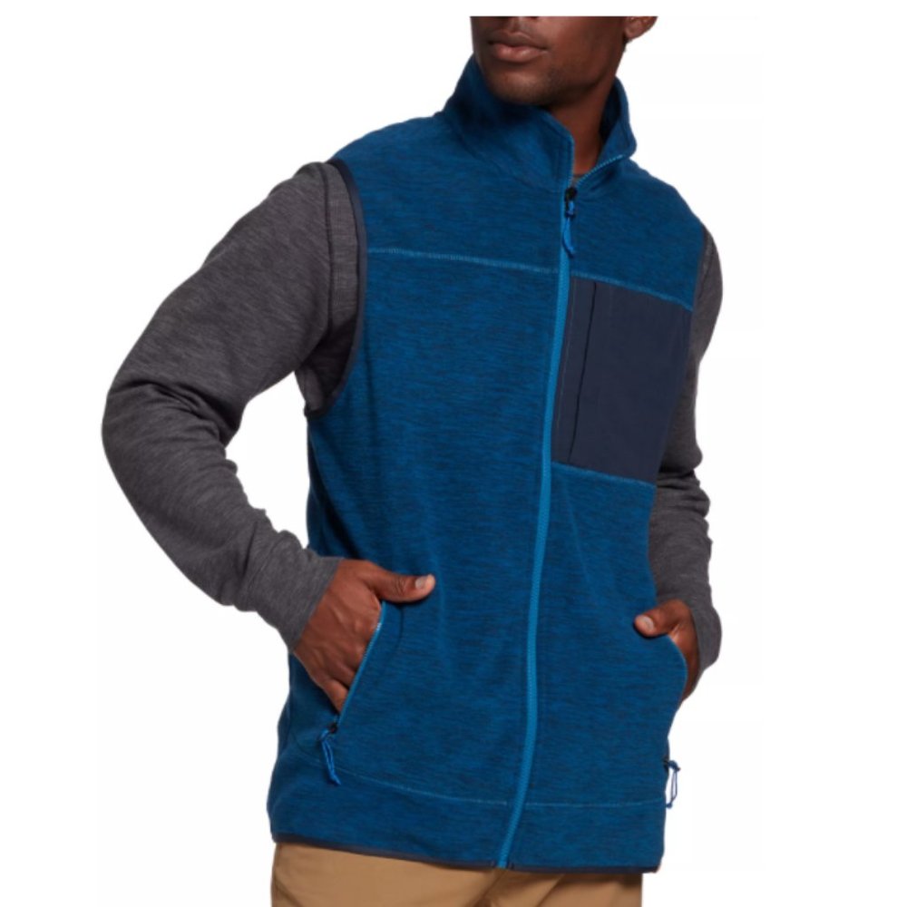Alpine Design Mountain Moss Vest Mens Large Blue Heather